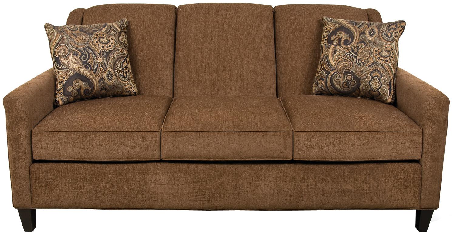 England Gibson Contemporary Upholstered Stationary Sofa | VanDrie 